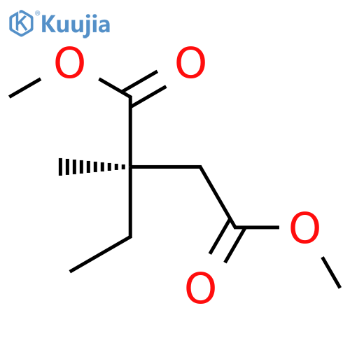 BUTANEDIOIC ACID, 2-ETHYL-2-METHYL-, DIMETHYL ESTER, (R)- structure