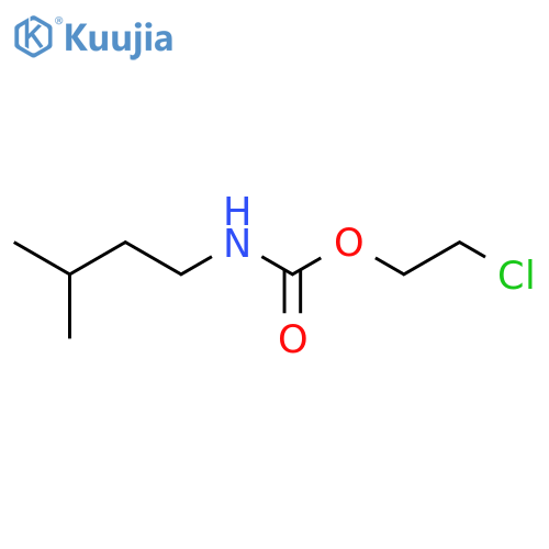2-chloroethyl (3-methylbutyl)carbamate structure