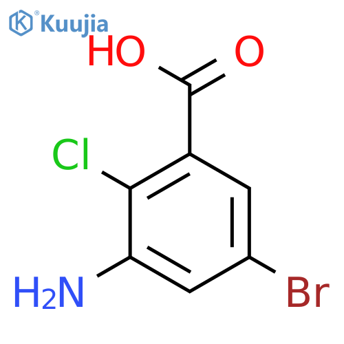 3-Amino-5-bromo-2-chlorobenzoic acid structure