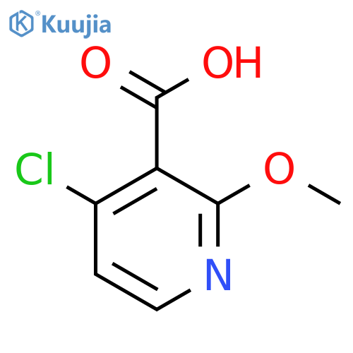4-chloro-2-methoxypyridine-3-carboxylic acid structure