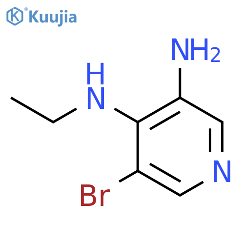 5-Bromo-N4-ethylpyridine-3,4-diamine structure