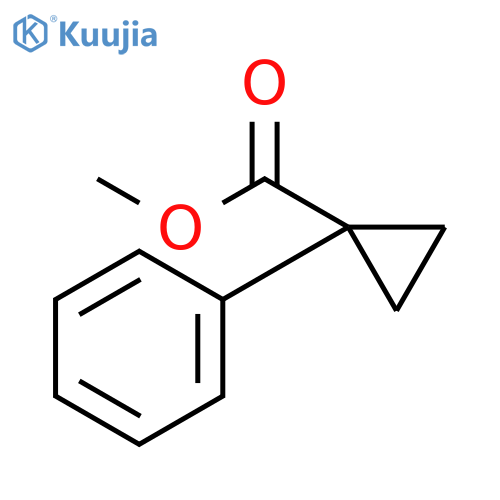 methyl 1-phenylcyclopropane-1-carboxylate structure