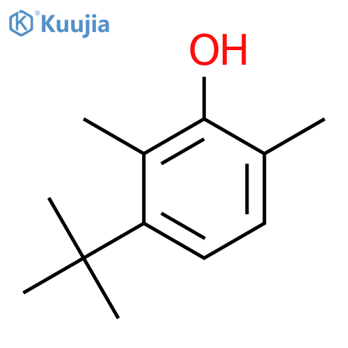 Phenol, 3-(1,1-dimethylethyl)-2,6-dimethyl- structure