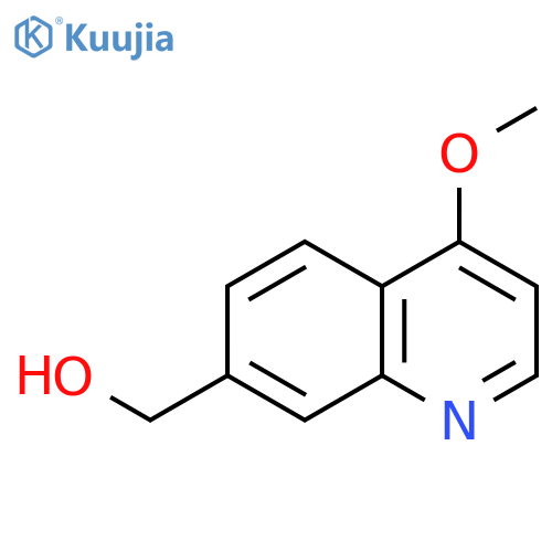 7-QUINOLINEMETHANOL, 4-METHOXY- structure