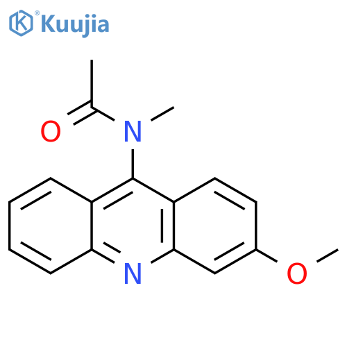 Acetamide, N-(3-methoxy-9-acridinyl)-N-methyl- structure