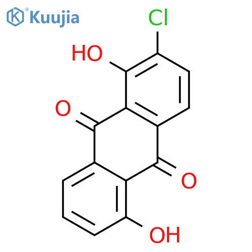 9,10-Anthracenedione, 2-chloro-1,5-dihydroxy- structure