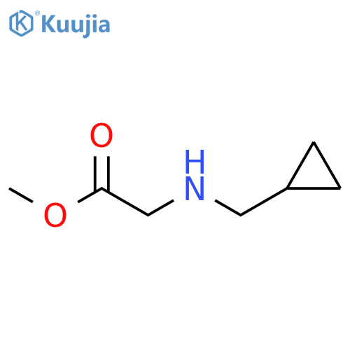 ethyl 2-(cyclopropylmethyl)aminoacetate structure