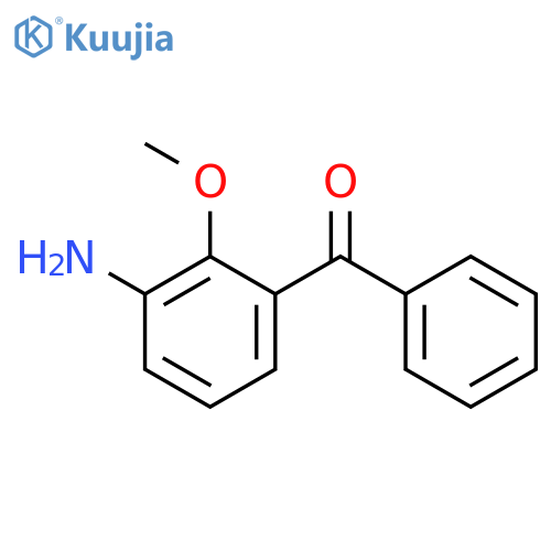 Methanone, (3-amino-2-methoxyphenyl)phenyl- structure