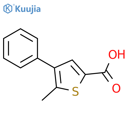 2-Thiophenecarboxylic acid, 5-methyl-4-phenyl- structure