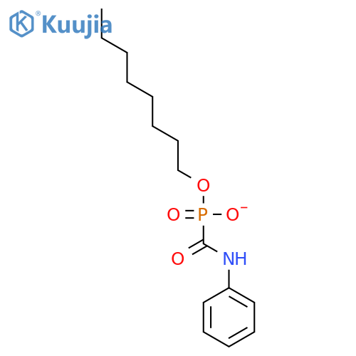 Phosphonic acid, [(phenylamino)carbonyl]-, monooctyl ester structure