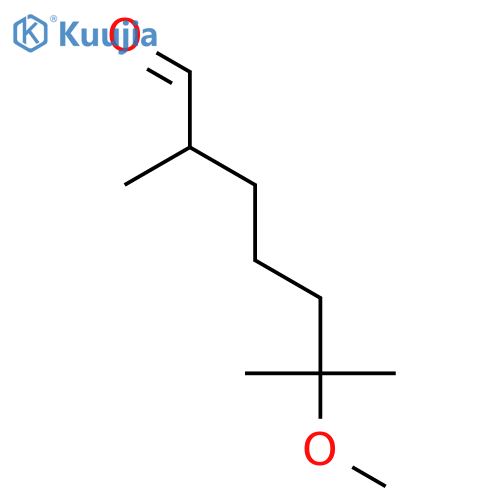 Heptanal,6-methoxy-2,6-dimethyl- structure