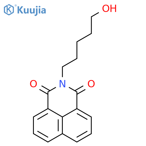 1H-Benz[de]isoquinoline-1,3(2H)-dione, 2-(5-hydroxypentyl)- structure
