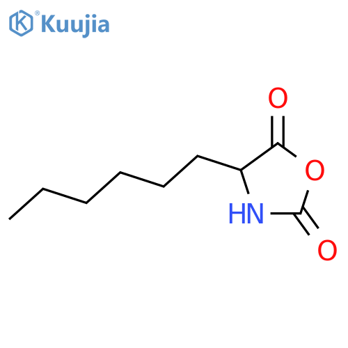 2,5-Oxazolidinedione,4-hexyl- structure