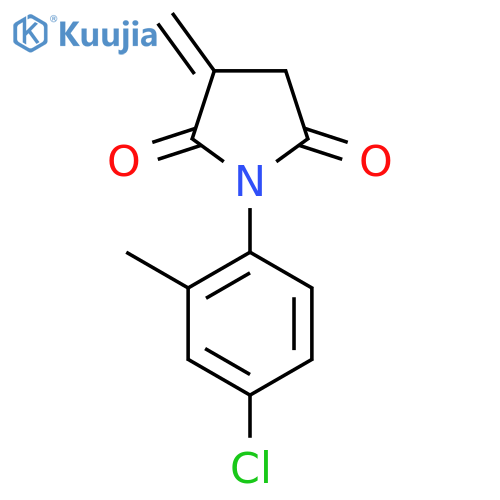 1-(4-Chloro-2-methylphenyl)-3-methylidenepyrrolidine-2,5-dione structure