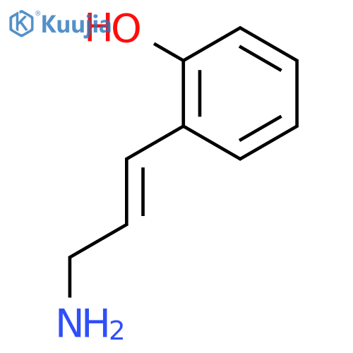 2-(3-aminoprop-1-en-1-yl)phenol structure