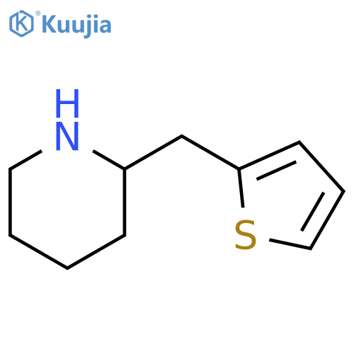 Piperidine, 2-(2-thienylmethyl)- structure