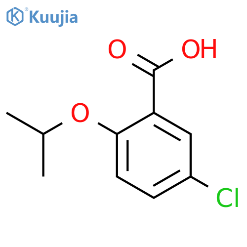 5-chloro-2-(propan-2-yloxy)benzoic acid structure