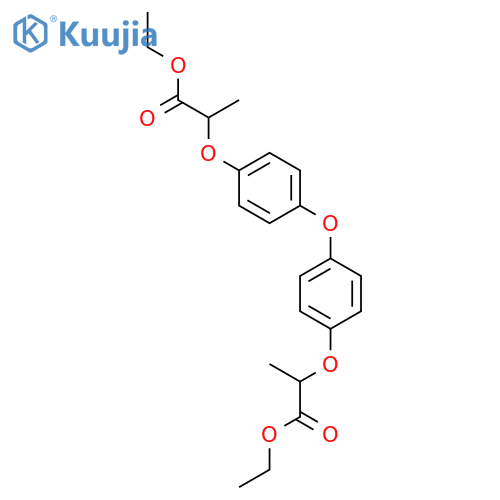 Propanoic acid, 2,2'-[oxybis(4,1-phenyleneoxy)]bis-, diethyl ester structure