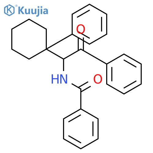 BENZAMIDE, N-[2-OXO-2-PHENYL-1-(1-PHENYLCYCLOHEXYL)ETHYL]- structure