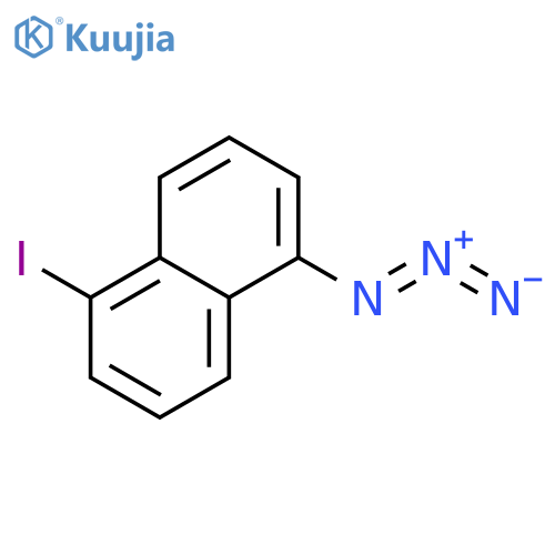 1-azido-5-iodonaphthalene structure