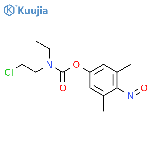 Carbamic acid,(2-chloroethyl)ethyl-, 3,5-dimethyl-4-nitrosophenyl ester (9CI) structure