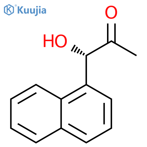 2-Propanone, 1-hydroxy-1-(1-naphthalenyl)-, (1S)- structure