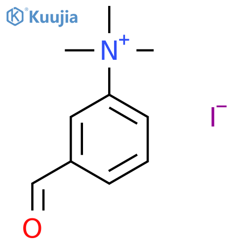 Benzenaminium,3-formyl-N,N,N-trimethyl-, iodide (1:1) structure