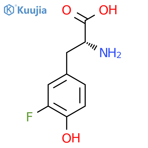 3-Fluoro-D-tyrosine structure