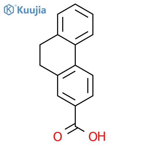 2-Phenanthrenecarboxylicacid, 9,10-dihydro- structure