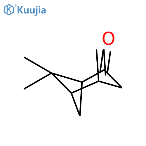 Bicyclo[3.1.1]heptan-2-one, 6,6-dimethyl-4-methylene-, (1R)- structure