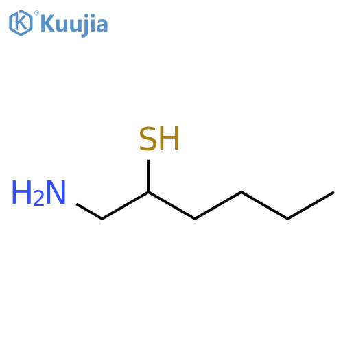 2-Hexanethiol, 1-amino- structure