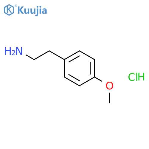 2-(4-Methoxyphenyl)ethanamine hydrochloride structure