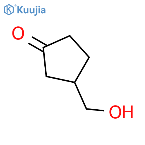 Cyclopentanone, 3-(hydroxymethyl)- structure