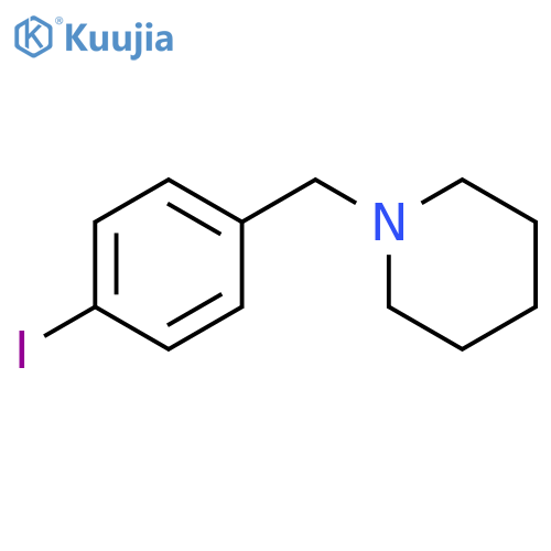 Piperidine, 1-[(4-iodophenyl)methyl]- structure