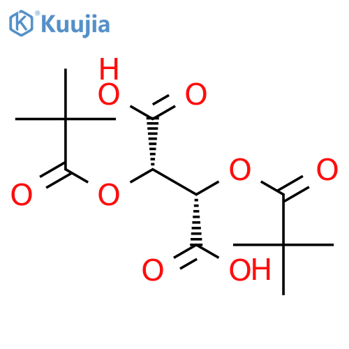 (-)-Dipivaloyl-L-tartaric Acid structure