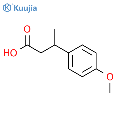 3-(4-methoxyphenyl)butanoic acid structure