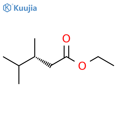 ethyl 3,4-dimethylpentanoate structure