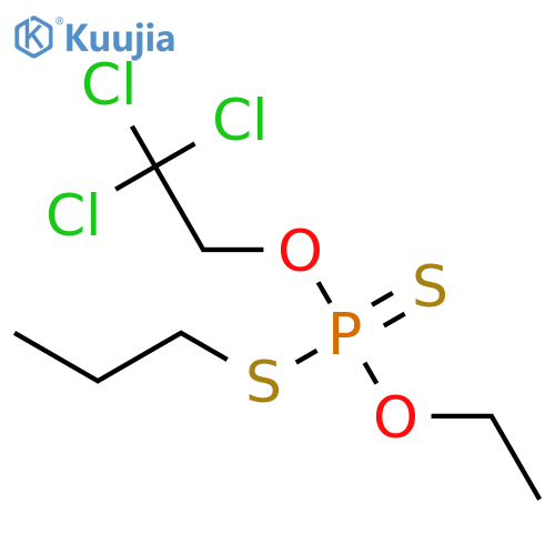 PHOSPHORODITHIOIC ACID, O-ETHYL S-PROPYL O-(2,2,2-TRICHLOROETHYL) ESTER structure