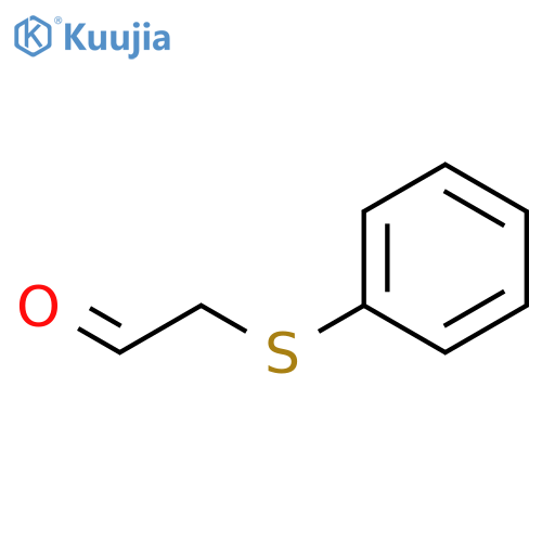 Acetaldehyde, (phenylthio)- structure