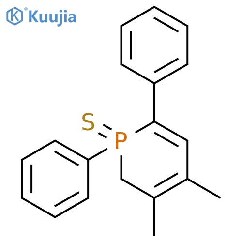 3,4-Dimethyl-1,6-diphenyl-1,2-dihydro-1lambda~5~-phosphinine-1-thione structure