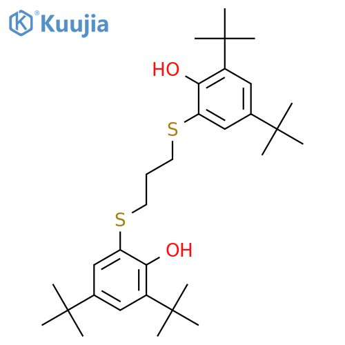 Phenol, 2,2'-[1,3-propanediylbis(thio)]bis[4,6-bis(1,1-dimethylethyl)- structure