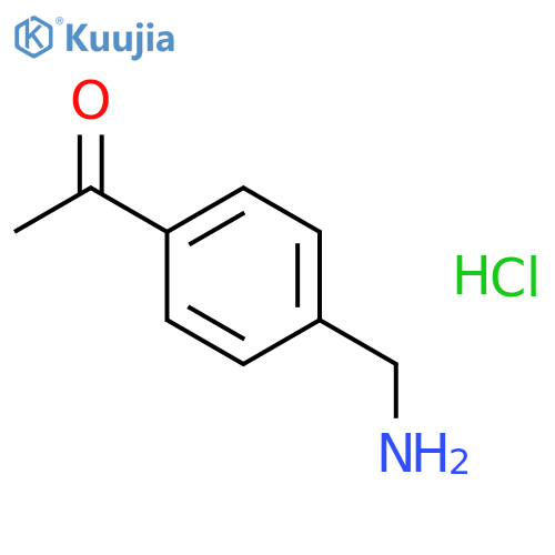1-4-(Aminomethyl)phenylethanone Hydrochloride structure