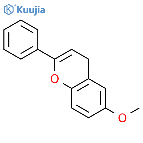 4H-1-Benzopyran, 6-methoxy-2-phenyl- structure