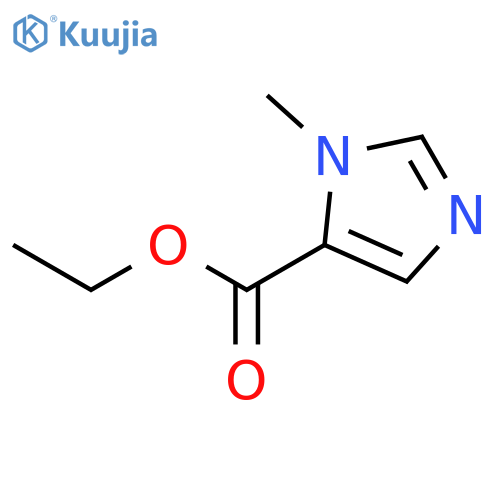 Ethyl 1-methylimidazole-5-carboxylate structure