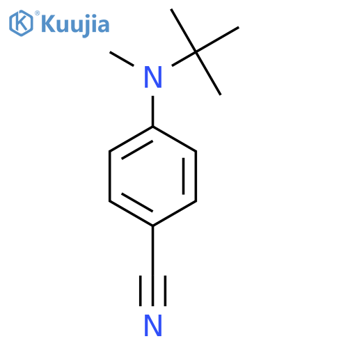 4-[tert-Butyl(methyl)amino]benzonitrile structure