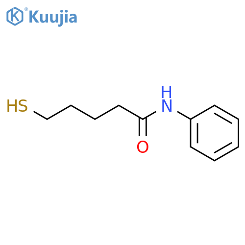 Pentanamide, 5-mercapto-N-phenyl- structure