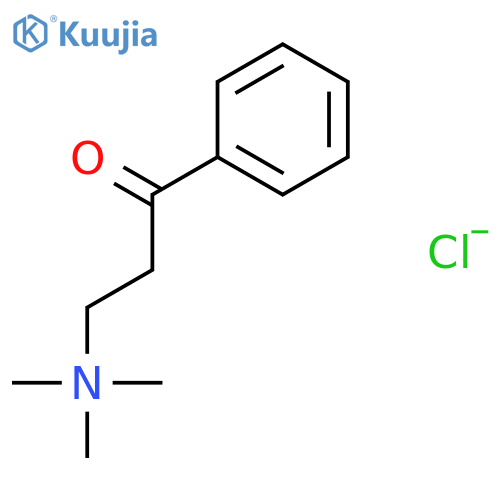 Trimethyl-(3-oxo-3-phenylpropyl)azanium;chloride structure