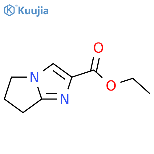 5H-Pyrrolo[1,2-a]imidazole-2-carboxylic acid, 6,7-dihydro-, ethyl ester structure