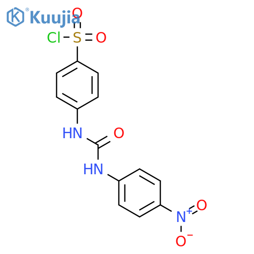 4-[(4-nitrophenyl)carbamoylamino]benzenesulfonyl Chloride structure