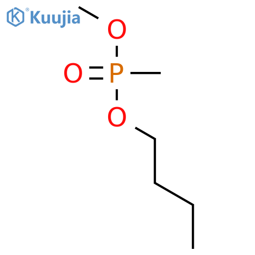 Phosphonic acid, methyl-, butyl methyl ester structure